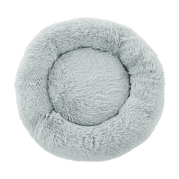 i.Pet Pet Bed Dog Cat Calming Pet bed Large 90cm Light Grey Sleeping Comfy Cave Washable i.Pet